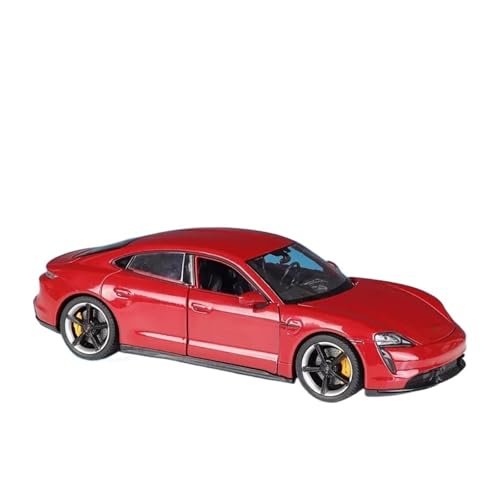 ZHRDWE Casting Car Modell 1:24 Für Porsche Taycan Turbo S Legierung Sport Auto Modell Neue Energie Entdecken Sie Die Spiel Sammlung Geschenk Spielzeugauto(Rot) von ZHRDWE