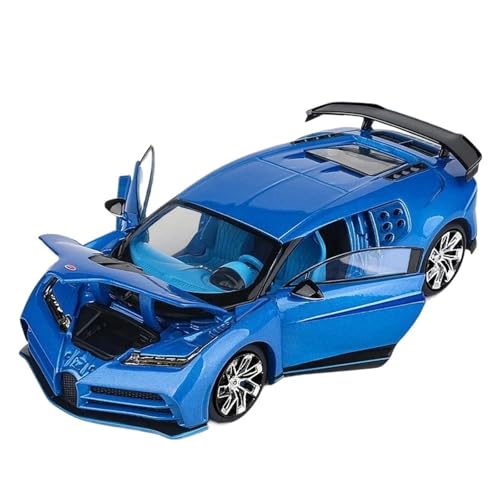 ZHRDWE Casting Car Modell 1:32 Für Bugatti Centodieci Legierung Sport Auto Diecast Racing Modell Geschenke Für Jungen Spielzeugauto(Blau) von ZHRDWE