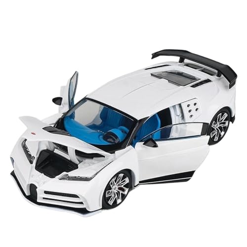 ZHRDWE Casting Car Modell 1:32 Für Bugatti Centodieci Legierung Sport Auto Diecast Racing Modell Geschenke Für Jungen Spielzeugauto(White) von ZHRDWE