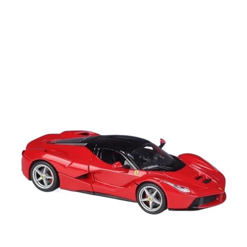 ZHRDWE Casting Car Modell 1:32 Für Ferrari LaFerrari Legierung Sportwagen Modell Simulation Sound Und Licht Spielzeug Weiß Rot Spielzeugauto(Rot) von ZHRDWE