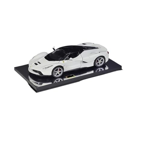 ZHRDWE Casting Car Modell 1:32 Für Ferrari LaFerrari Legierung Sportwagen Modell Simulation Sound Und Licht Spielzeug Weiß Rot Spielzeugauto(White) von ZHRDWE