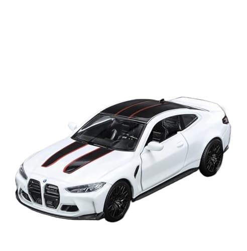 ZHRDWE Casting Car Modell 1:36 Für BMW M4 CSL M3 Legierung Sport Auto Modell Racing CVehicles Geschenke Für Jungen Spielzeugauto(White) von ZHRDWE