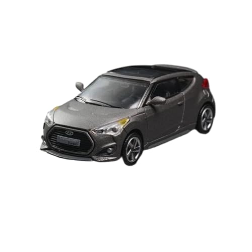 ZHRDWE Casting Car Modell 1:64 Für Hyundai Veloster FS Legierung Sportwagen Diecast Metall Rennfahrzeuge Modell Simulation Miniatur Maßstab Spielzeug Spielzeugauto(Gray) von ZHRDWE