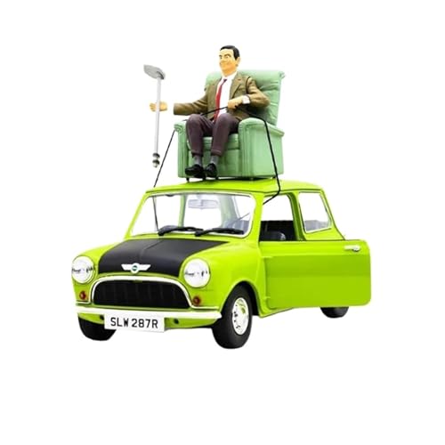 ZHRDWE Modellauto Metall 1/18 Bean's Mini-Set Cooper Legierung Automodell Sammlerfahrzeuge Klassisches Display Souvenirs Geschenke Spielzeugauto von ZHRDWE