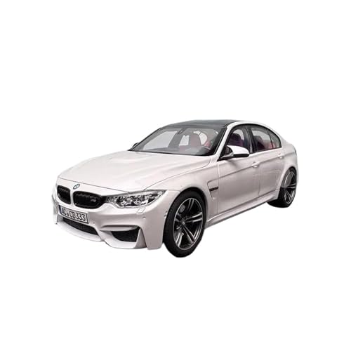 ZHRDWE Modellauto Metall 1/18 Für BMW M3 F80 Legierung Auto Diecast Metall Spielzeug Fahrzeuge Autos Modell Klassische Sammler Geschenke Spielzeugauto(White) von ZHRDWE