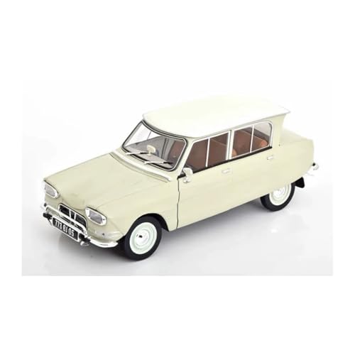 ZHRDWE Modellauto Metall 1/18 Für Citroen Ami 6 (1965) Metallautospielzeug Druckgussfahrzeugmodell Favoriten Statische Displays Hobbygeschenke von ZHRDWE