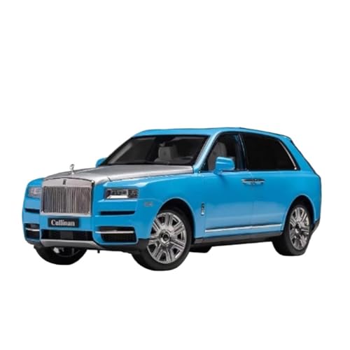ZHRDWE Modellauto Metall 1/18 Für Cullinan BB Blau Legierung Sammlerstück Druckguss Metall Auto Modell Fahrzeug Statische Display Geschenk Spielzeugauto(Blau) von ZHRDWE