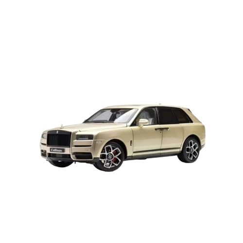 ZHRDWE Modellauto Metall 1/18 Für Cullinan BB Blau Legierung Sammlerstück Druckguss Metall Auto Modell Fahrzeug Statische Display Geschenk Spielzeugauto(Yellow) von ZHRDWE