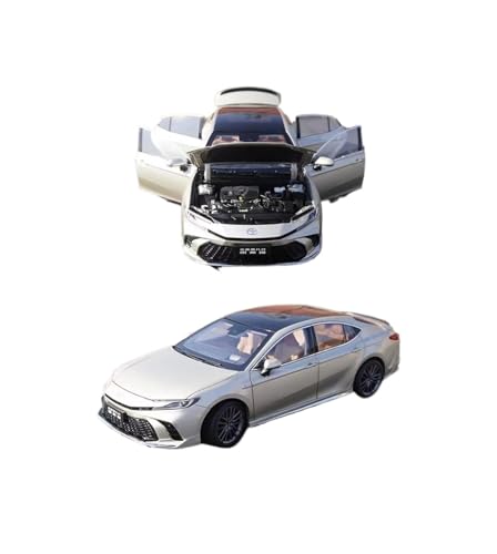 ZHRDWE Modellauto Metall 1/18 Für Große Maßstab Camry 2024 XSE Legierung Auto Diecast Fahrzeuge Modell Sammler Geschenke Spielzeugauto(White) von ZHRDWE