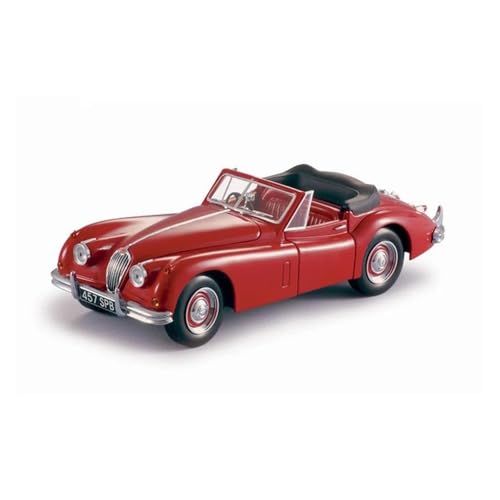 ZHRDWE Modellauto Metall 1/18 Für Maßstab 1955 Cabrio Retro Rennwagen XK140 Druckgusslegierung Vintage Fahrzeugmodell Spielzeug Hobby Sammlung Spielzeugauto(Red 1) von ZHRDWE