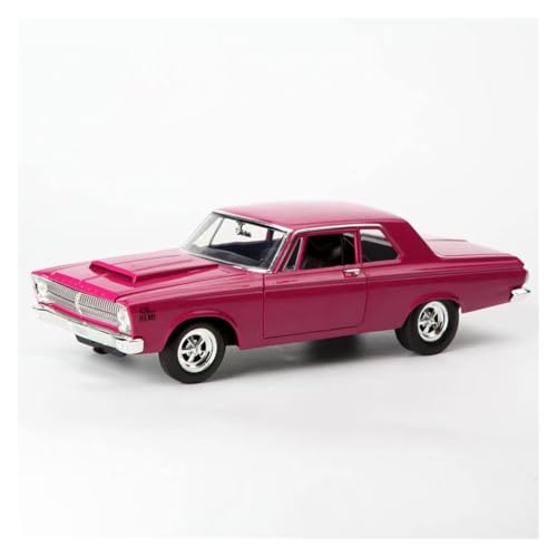 ZHRDWE Modellauto Metall 1/18 Für Plymouth 1965 Legierung Oldtimer Spielzeug Druckguss Fahrzeug Sammlung Display Geschenk Für Freunde Und Familie von ZHRDWE