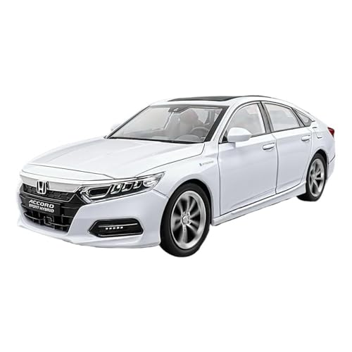 ZHRDWE Modellauto Metall 1/24 Für Große Toyota 10th Generation Accord Ornamente Jungen Spielzeug Auto Modell(White) von ZHRDWE