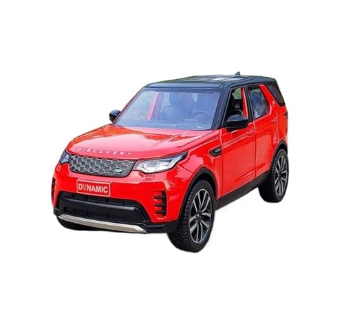 ZHRDWE Modellauto Metall 1/24 Für Range Rover Discovery 5 Evoque R-Dynamic SE SUV Legierung Modell Ikonische Off-Road Luxus Diecast Fahrzeuge Geschenk Spielzeugauto(Rot) von ZHRDWE