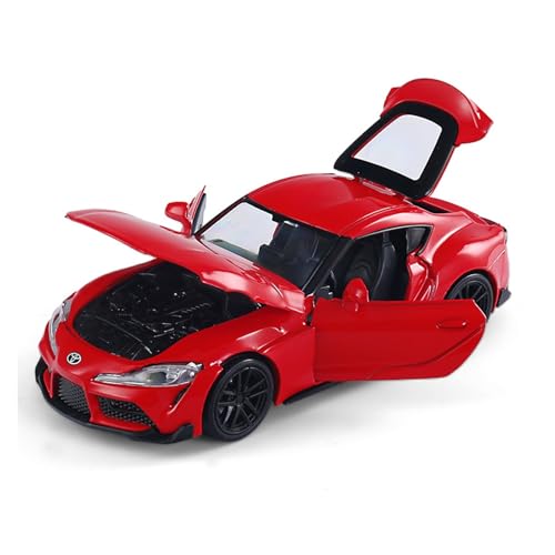 ZHRDWE Modellauto Metall 1/32 Für Toyota Diecast Metall Modellautos Display Oder Spiel Spielzeug Geschenk Idee Jungen(Rot) von ZHRDWE