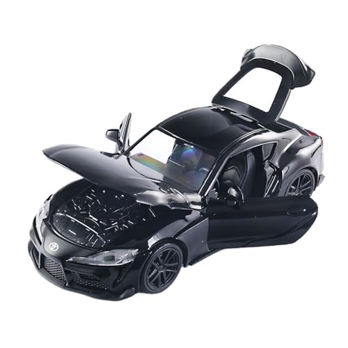 ZHRDWE Modellauto Metall 1/32 Für Toyota Diecast Metall Modellautos Display Oder Spiel Spielzeug Geschenk Idee Jungen(Schwarz) von ZHRDWE