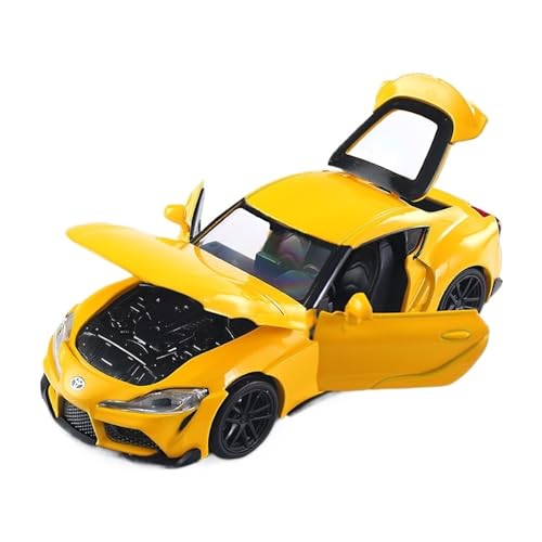 ZHRDWE Modellauto Metall 1/32 Für Toyota Diecast Metall Modellautos Display Oder Spiel Spielzeug Geschenk Idee Jungen(Yellow) von ZHRDWE
