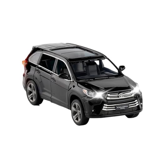 ZHRDWE Modellauto Metall 1/32 Für Toyota Hananda Legierung Druckguss Fahrzeuge Sound Und Licht Bumerang Spielzeug Auto Junge Geschenk Statische Anzeige(Schwarz) von ZHRDWE