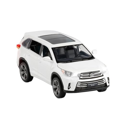 ZHRDWE Modellauto Metall 1/32 Für Toyota Hananda Legierung Druckguss Fahrzeuge Sound Und Licht Bumerang Spielzeug Auto Junge Geschenk Statische Anzeige(White) von ZHRDWE