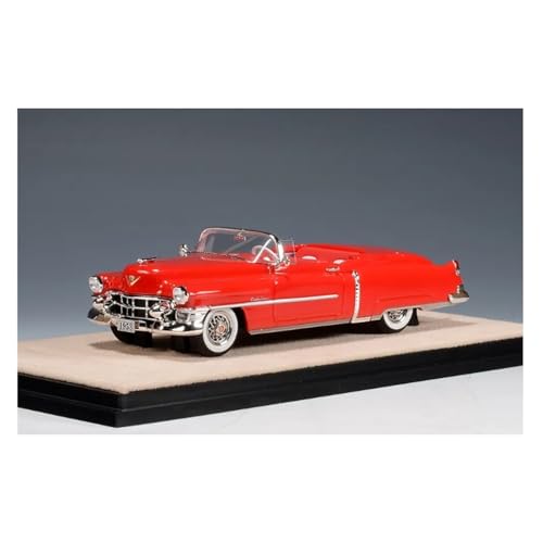 ZHRDWE Modellauto Metall 1/43 Cadillac Eldorado 1953 Legierung Klassische Statische Modellautos(Rot) von ZHRDWE