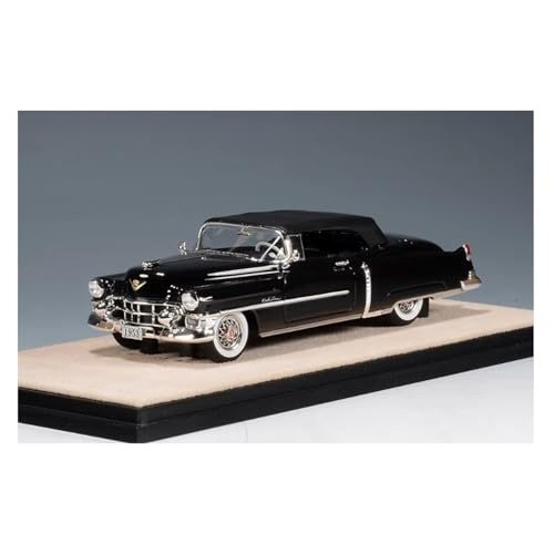 ZHRDWE Modellauto Metall 1/43 Cadillac Eldorado 1953 Legierung Klassische Statische Modellautos(Schwarz) von ZHRDWE