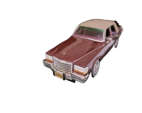 ZHRDWE Modellauto Metall 1/43 Für Fleetwood 1982 Resin Vintage Muscle Car Sammlerfahrzeuge Modell Hobbys Und Geschenke Spielzeugauto(Rot) von ZHRDWE