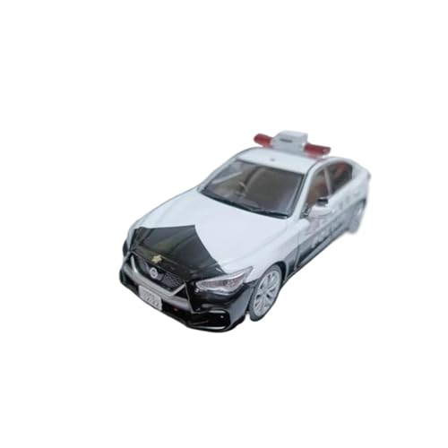 ZHRDWE Modellauto Metall 1/43 Für Nissan Skyline GT V37Police Druckguss Metall Modell Auto Spielzeug Fahrzeuge Display Hobby Sammlerstück Spielzeugauto(White) von ZHRDWE