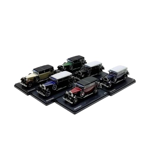 ZHRDWE Modellauto Metall 1/43 Für Skoda 806 Klassische Auto Klassische Fahrzeug Legierung Miniatur Modell Hobby Geschenke Spielzeugauto(Grün) von ZHRDWE