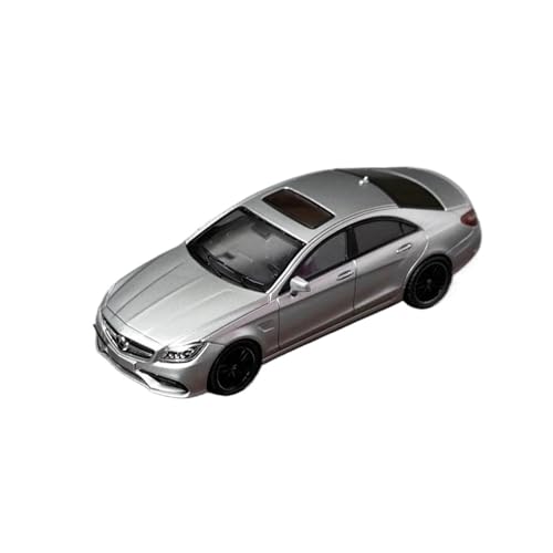 ZHRDWE Modellauto Metall 1/64 Für Benz AMG CLS63 Legierung Modell Autos Druckguss Metall Spielzeug Auto Spielen Fahrzeuge Geschenk Spielzeugauto(Light Gray) von ZHRDWE