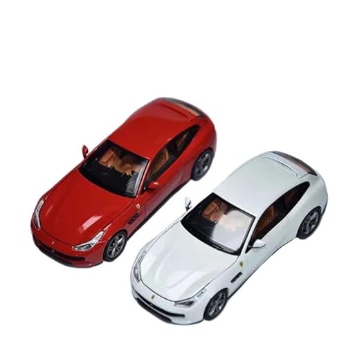 ZHRDWE Modellauto Metall 1/64 Für Ferrari Tänzelndes Pferd PK GTC4 Lusso Legierung Modell Autos Sammeln Druckguss Fahrzeug Spielzeug Hobby Geschenke Spielzeugauto(White) von ZHRDWE