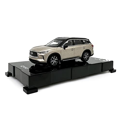 ZHRDWE Modellauto Metall 1/64 Für Infiniti QX60 Legierung Miniatur Auto Diecast Metall Spielzeug Fahrzeuge Sammlung Dekoration Geschenk Spielzeugauto(Beige) von ZHRDWE