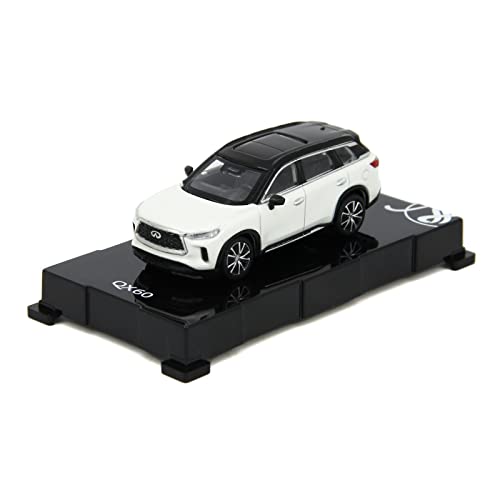 ZHRDWE Modellauto Metall 1/64 Für Infiniti QX60 Legierung Miniatur Auto Diecast Metall Spielzeug Fahrzeuge Sammlung Dekoration Geschenk Spielzeugauto(White) von ZHRDWE