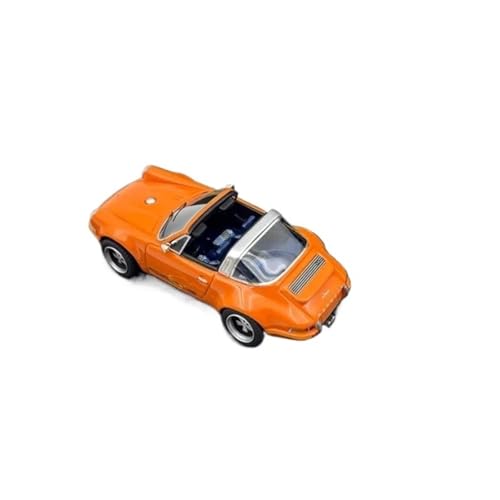ZHRDWE Modellauto Metall 1/64 Für Maßstab TETSUMA 911 Harz Auto Geschenk Druckguss Metall Sportwagen Modell Fahrzeug Spielzeug Souvenir Sammlung Display Spielzeugauto(Orange) von ZHRDWE