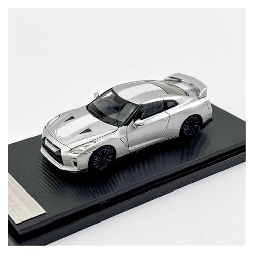 ZHRDWE Modellauto Metall 1/64 Für Nissan GT-R35 50A Jubiläumsausgabe Legierung Modellauto Sport Rennfahrzeuge Spielzeug Hobby Party Supplies Spielzeugauto(Gray) von ZHRDWE