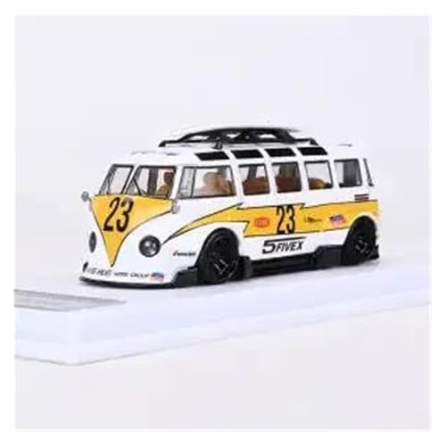 ZHRDWE Modellauto Metall 1/64 Für Volkswagen T1 Bus Druckguss Metall Modell Spielzeug Van Fahrzeuge Spielzeug Party Souvenirs Spielzeugauto(White) von ZHRDWE