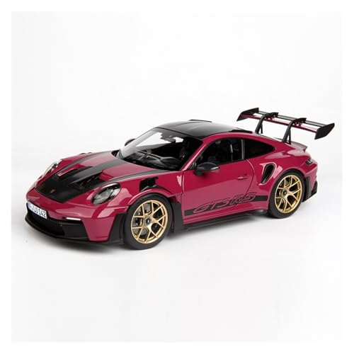 ZHRDWE Modellauto Metall 1: 18 Für Porsche Legierung Rennwagen Druckguss Metall Spielzeug Supercar Modell Sammlungen Enthusiasten Souvenir Display Spielzeugauto(Rot) von ZHRDWE