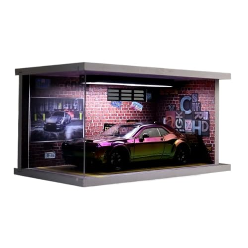 ZHRDWE Modellauto Metall 1: 24 Für Dodge Hellcat Red Eyes Devil SRT Legierung Sport Auto Modell Sammlung Statische Ornament Geschenk(Purple) von ZHRDWE