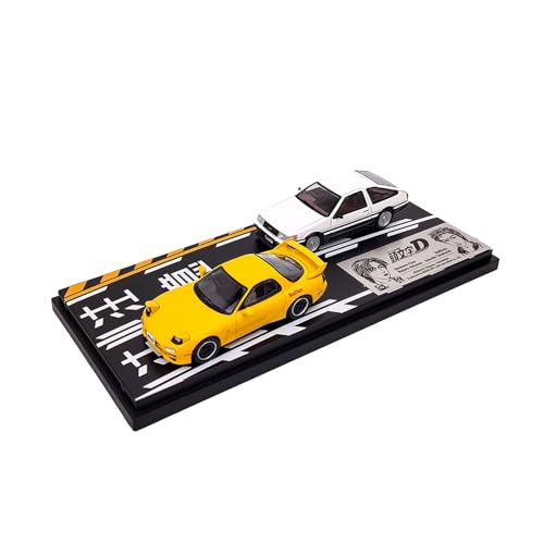 ZHRDWE Modellauto Metall 1: 64 Für Köpfe D Akiyama Shibu 64RX7 AE86 Druckguss Druckguss Auto Spielzeug Sammeln Statische Ornamente von ZHRDWE