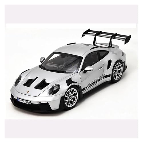 ZHRDWE Modellauto Metall 1:12 Für Porsche 911 GT3 RS 2022 Silber Super Auto Modell Erwachsene Enthusiasten von ZHRDWE