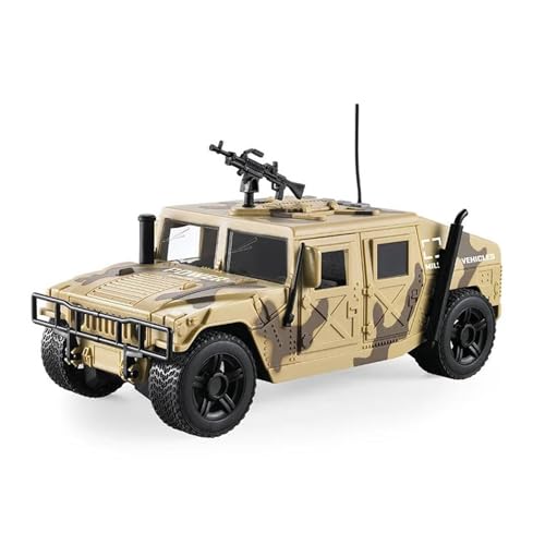 ZHRDWE Modellauto Metall 1:16 Für Legierung Gepanzerte Militär Modell Auto Diecast Spielzeug Autos Spielzimmer Outdoor Spaß Spielzeugauto(Beige) von ZHRDWE