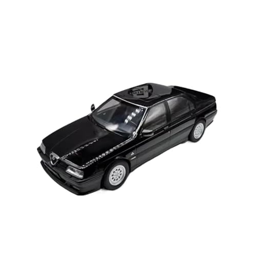ZHRDWE Modellauto Metall 1:18 Für 1994 Alfa Romeo 164 Q4 Legierung Druckguss Modell Multi-Color Luxus Sammler Retro Alte Spielzeug Fahrzeuge Auto Geschenke Spielzeugauto(Schwarz) von ZHRDWE