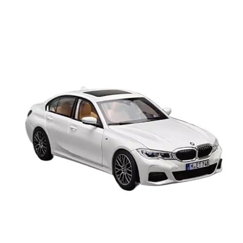 ZHRDWE Modellauto Metall 1:18 Für BMW 330i 2019 Legierung Auto Modell Druckguss Fahrzeug Spielzeug Enthusiasten Hobby Geschenke Spielzeugauto(White) von ZHRDWE