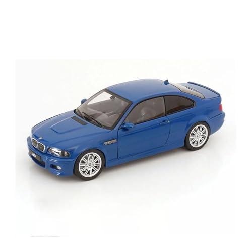 ZHRDWE Modellauto Metall 1:18 Für BMW M3 CSL E46 2003 M3 2000 Druckgussfahrzeug Modellauto Spielzeug Show Sammlung(Blau) von ZHRDWE