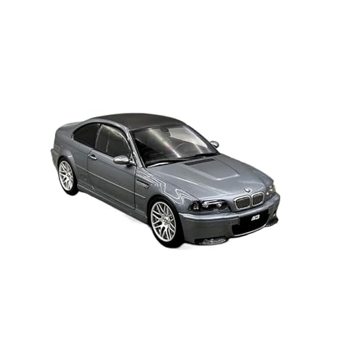 ZHRDWE Modellauto Metall 1:18 Für BMW M3 CSL E46 2003 M3 2000 Druckgussfahrzeug Modellauto Spielzeug Show Sammlung(Gray) von ZHRDWE