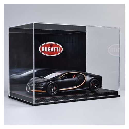 ZHRDWE Modellauto Metall 1:18 Für Bugatti Chiron Legierung Supersportwagen Modell Spielzeug Gedenken Statische Display-Sammlung(Black-B) von ZHRDWE