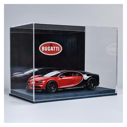 ZHRDWE Modellauto Metall 1:18 Für Bugatti Chiron Legierung Supersportwagen Modell Spielzeug Gedenken Statische Display-Sammlung(Red-B) von ZHRDWE