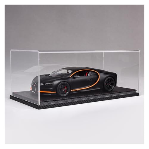 ZHRDWE Modellauto Metall 1:18 Für Bugatti Chiron Sport Edition Metallmodell Spielzeug Super Car Statische Dekoration (Black-A) von ZHRDWE