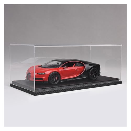 ZHRDWE Modellauto Metall 1:18 Für Bugatti Chiron Sport Edition Metallmodell Spielzeug Super Car Statische Dekoration (Red-B) von ZHRDWE