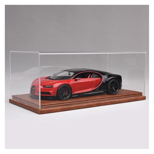 ZHRDWE Modellauto Metall 1:18 Für Bugatti Chiron Sport Edition Metallmodell Spielzeug Super Car Statische Dekoration (Red-C) von ZHRDWE
