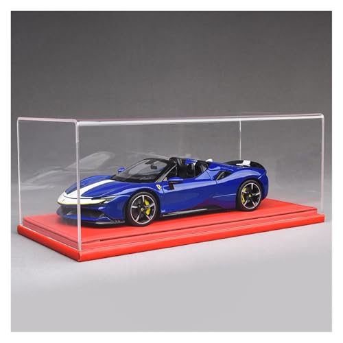 ZHRDWE Modellauto Metall 1:18 Für Ferrar SF90 Rennen Auto Spielzeug Modell Sammlung Fahrzeug Ornamente Enthusiasten Geschenk(Blue-A) von ZHRDWE