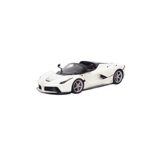 ZHRDWE Modellauto Metall 1:18 Für Ferrari Aperta Weiß Sammlerstück Sportwagen Spielzeug Erwachsene Souvenir Statisches Ausstellungsfahrzeugmodell von ZHRDWE